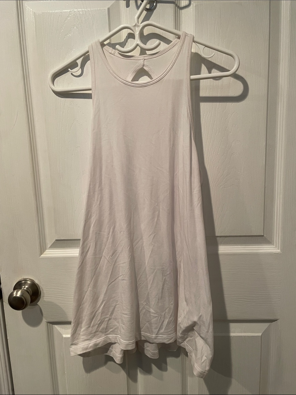 lululemon athletica White Racerback Swing Tank